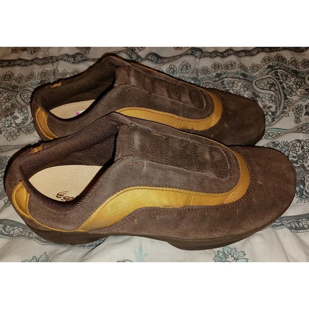 Espiral Womens Helix Sport Brown Leather Shoes Size 8.5